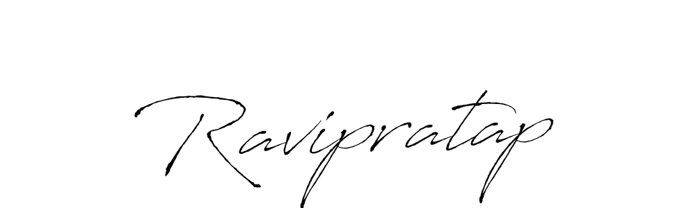 Design your own signature with our free online signature maker. With this signature software, you can create a handwritten (Antro_Vectra) signature for name Ravipratap. Ravipratap signature style 6 images and pictures png