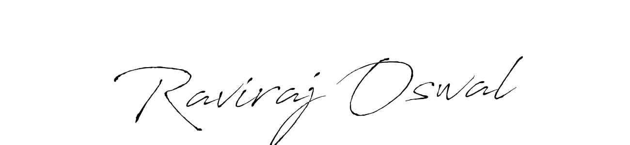 How to make Raviraj Oswal signature? Antro_Vectra is a professional autograph style. Create handwritten signature for Raviraj Oswal name. Raviraj Oswal signature style 6 images and pictures png