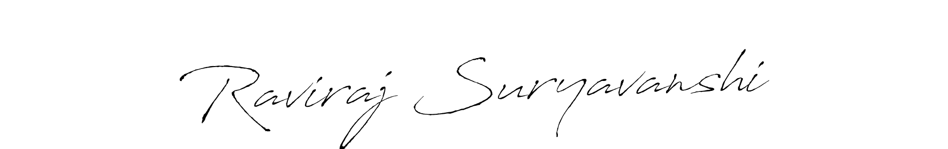 Make a beautiful signature design for name Raviraj Suryavanshi. Use this online signature maker to create a handwritten signature for free. Raviraj Suryavanshi signature style 6 images and pictures png