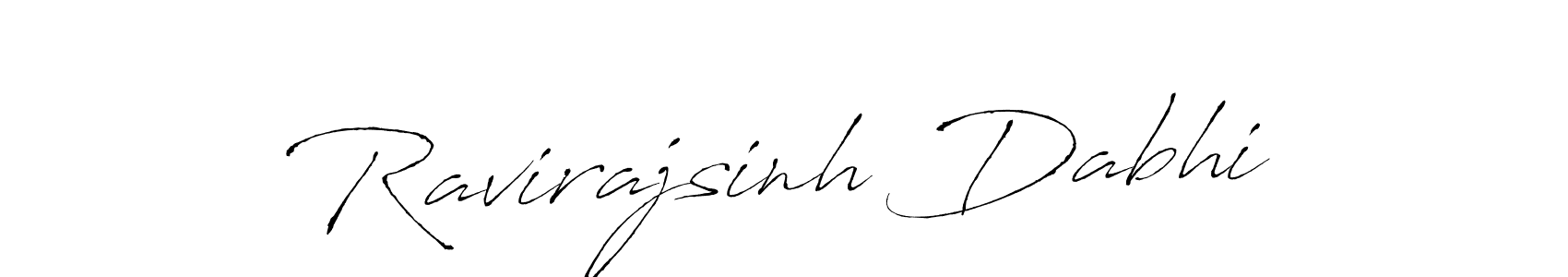 Make a beautiful signature design for name Ravirajsinh Dabhi. With this signature (Antro_Vectra) style, you can create a handwritten signature for free. Ravirajsinh Dabhi signature style 6 images and pictures png