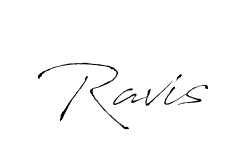 Create a beautiful signature design for name Ravis. With this signature (Antro_Vectra) fonts, you can make a handwritten signature for free. Ravis signature style 6 images and pictures png