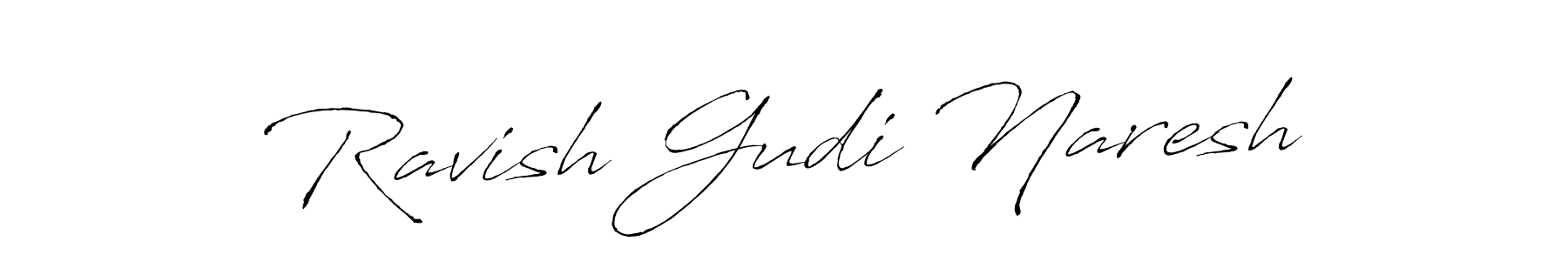 Use a signature maker to create a handwritten signature online. With this signature software, you can design (Antro_Vectra) your own signature for name Ravish Gudi Naresh. Ravish Gudi Naresh signature style 6 images and pictures png