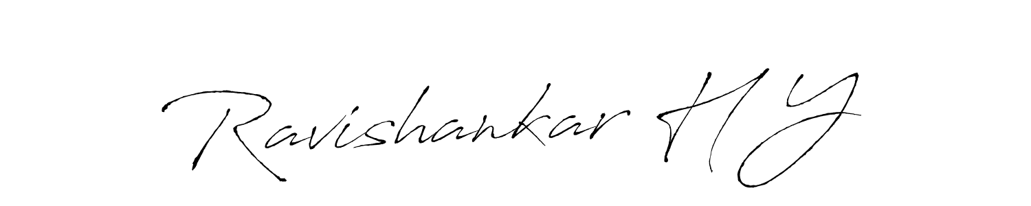This is the best signature style for the Ravishankar H Y name. Also you like these signature font (Antro_Vectra). Mix name signature. Ravishankar H Y signature style 6 images and pictures png