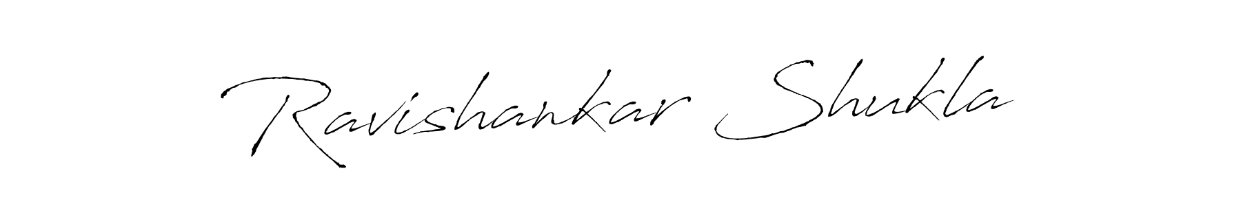 Make a beautiful signature design for name Ravishankar Shukla. With this signature (Antro_Vectra) style, you can create a handwritten signature for free. Ravishankar Shukla signature style 6 images and pictures png