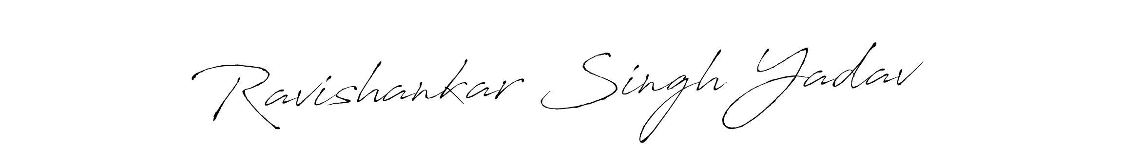 How to make Ravishankar Singh Yadav signature? Antro_Vectra is a professional autograph style. Create handwritten signature for Ravishankar Singh Yadav name. Ravishankar Singh Yadav signature style 6 images and pictures png