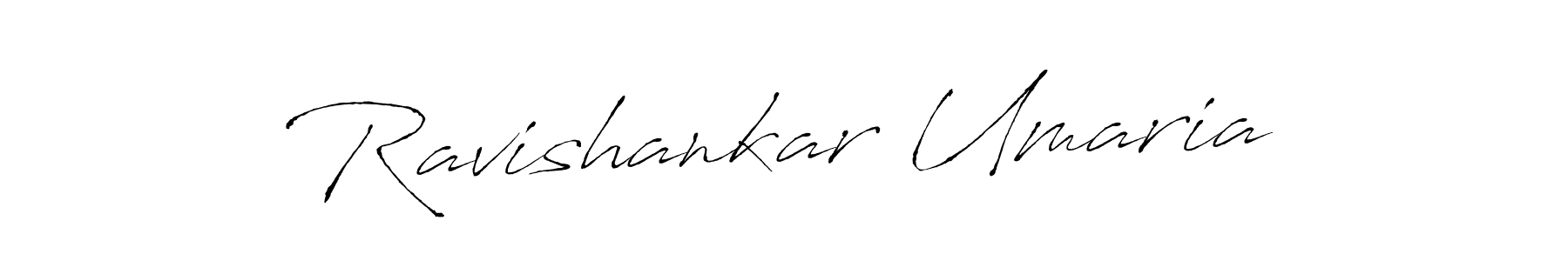 Create a beautiful signature design for name Ravishankar Umaria. With this signature (Antro_Vectra) fonts, you can make a handwritten signature for free. Ravishankar Umaria signature style 6 images and pictures png