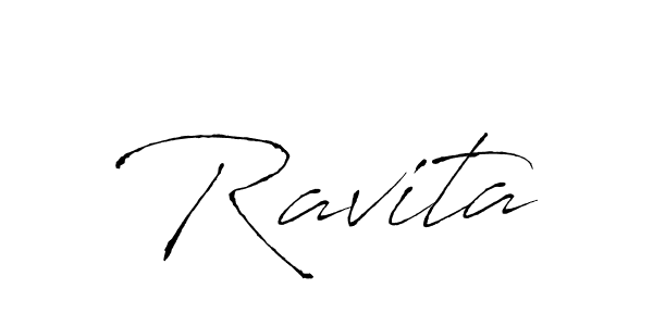 Make a beautiful signature design for name Ravita. With this signature (Antro_Vectra) style, you can create a handwritten signature for free. Ravita signature style 6 images and pictures png