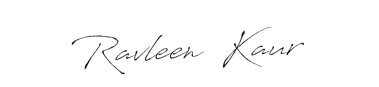 Also we have Ravleen  Kaur name is the best signature style. Create professional handwritten signature collection using Antro_Vectra autograph style. Ravleen  Kaur signature style 6 images and pictures png