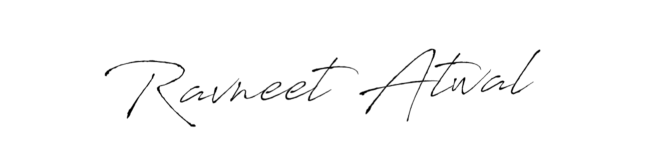 Ravneet Atwal stylish signature style. Best Handwritten Sign (Antro_Vectra) for my name. Handwritten Signature Collection Ideas for my name Ravneet Atwal. Ravneet Atwal signature style 6 images and pictures png