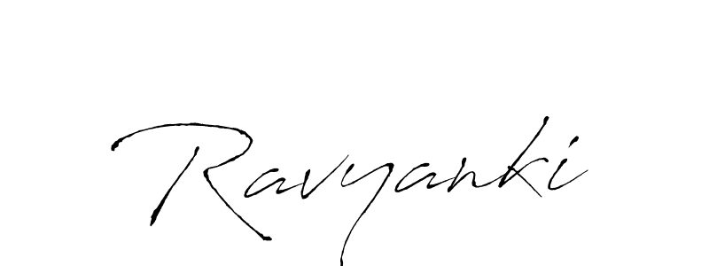How to make Ravyanki signature? Antro_Vectra is a professional autograph style. Create handwritten signature for Ravyanki name. Ravyanki signature style 6 images and pictures png