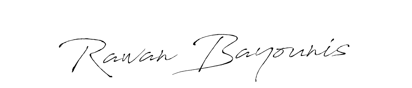 How to Draw Rawan Bayounis signature style? Antro_Vectra is a latest design signature styles for name Rawan Bayounis. Rawan Bayounis signature style 6 images and pictures png