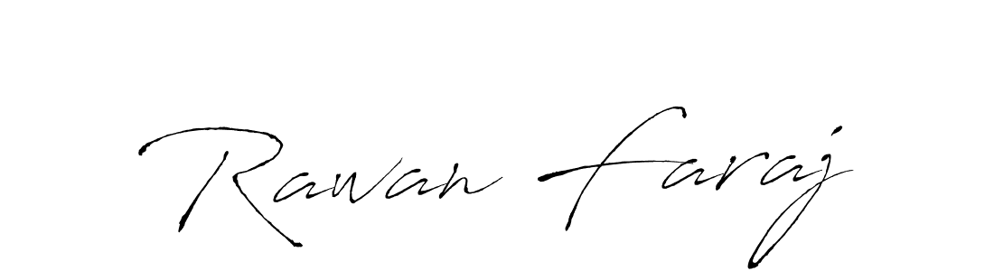 if you are searching for the best signature style for your name Rawan Faraj. so please give up your signature search. here we have designed multiple signature styles  using Antro_Vectra. Rawan Faraj signature style 6 images and pictures png