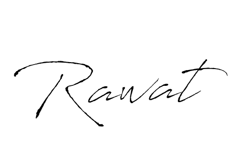 Make a beautiful signature design for name Rawat. With this signature (Antro_Vectra) style, you can create a handwritten signature for free. Rawat signature style 6 images and pictures png