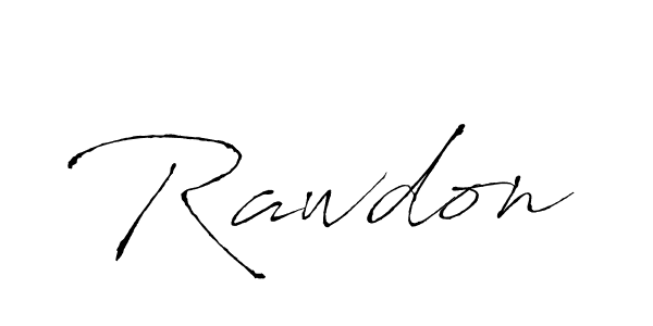 Best and Professional Signature Style for Rawdon. Antro_Vectra Best Signature Style Collection. Rawdon signature style 6 images and pictures png