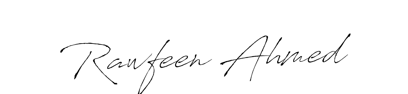 Also we have Rawfeen Ahmed name is the best signature style. Create professional handwritten signature collection using Antro_Vectra autograph style. Rawfeen Ahmed signature style 6 images and pictures png