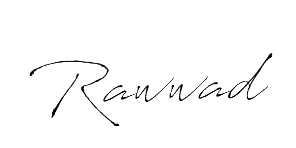 Design your own signature with our free online signature maker. With this signature software, you can create a handwritten (Antro_Vectra) signature for name Rawwad. Rawwad signature style 6 images and pictures png