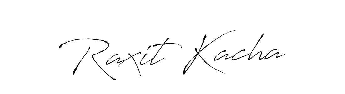 Antro_Vectra is a professional signature style that is perfect for those who want to add a touch of class to their signature. It is also a great choice for those who want to make their signature more unique. Get Raxit Kacha name to fancy signature for free. Raxit Kacha signature style 6 images and pictures png