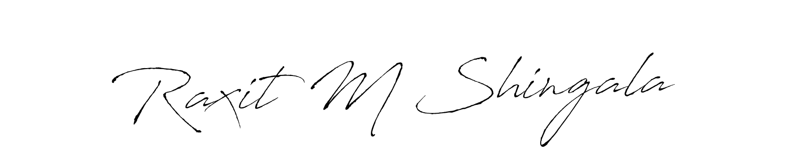 Use a signature maker to create a handwritten signature online. With this signature software, you can design (Antro_Vectra) your own signature for name Raxit M Shingala. Raxit M Shingala signature style 6 images and pictures png