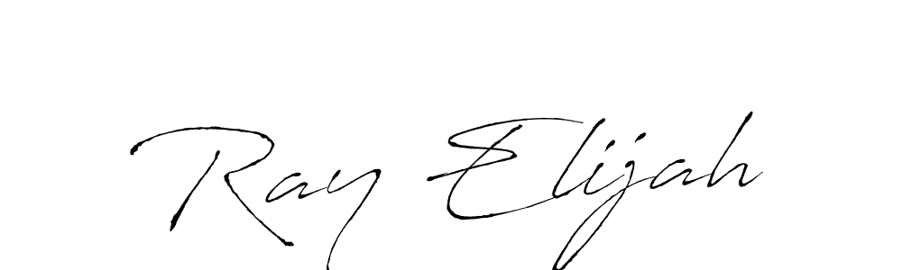 Create a beautiful signature design for name Ray Elijah. With this signature (Antro_Vectra) fonts, you can make a handwritten signature for free. Ray Elijah signature style 6 images and pictures png