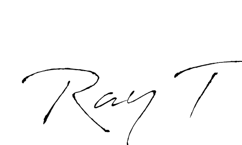 This is the best signature style for the Ray T name. Also you like these signature font (Antro_Vectra). Mix name signature. Ray T signature style 6 images and pictures png