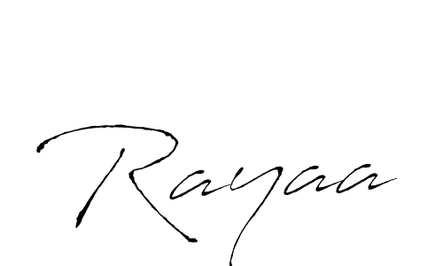 Create a beautiful signature design for name Rayaa. With this signature (Antro_Vectra) fonts, you can make a handwritten signature for free. Rayaa signature style 6 images and pictures png