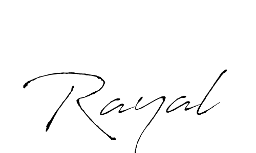 Rayal stylish signature style. Best Handwritten Sign (Antro_Vectra) for my name. Handwritten Signature Collection Ideas for my name Rayal. Rayal signature style 6 images and pictures png