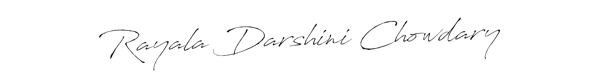 Also we have Rayala Darshini Chowdary name is the best signature style. Create professional handwritten signature collection using Antro_Vectra autograph style. Rayala Darshini Chowdary signature style 6 images and pictures png