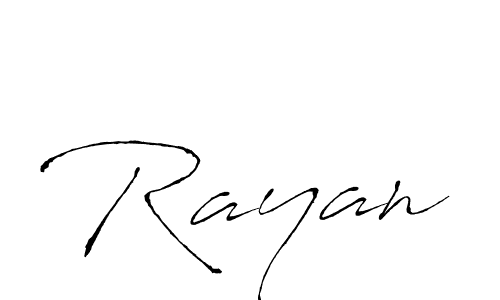 Also You can easily find your signature by using the search form. We will create Rayan name handwritten signature images for you free of cost using Antro_Vectra sign style. Rayan signature style 6 images and pictures png