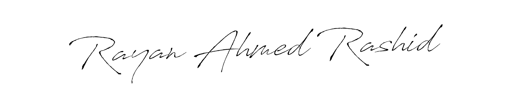 Similarly Antro_Vectra is the best handwritten signature design. Signature creator online .You can use it as an online autograph creator for name Rayan Ahmed Rashid. Rayan Ahmed Rashid signature style 6 images and pictures png