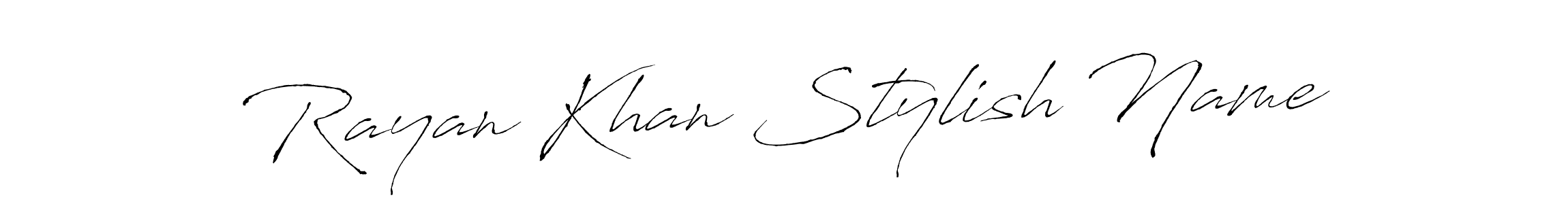 The best way (Antro_Vectra) to make a short signature is to pick only two or three words in your name. The name Rayan Khan Stylish Name include a total of six letters. For converting this name. Rayan Khan Stylish Name signature style 6 images and pictures png