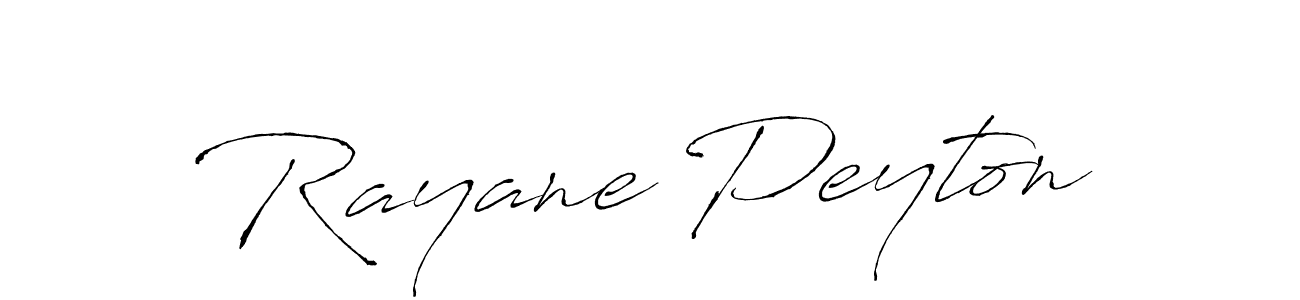 Design your own signature with our free online signature maker. With this signature software, you can create a handwritten (Antro_Vectra) signature for name Rayane Peyton. Rayane Peyton signature style 6 images and pictures png