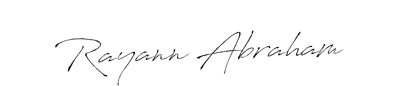 Use a signature maker to create a handwritten signature online. With this signature software, you can design (Antro_Vectra) your own signature for name Rayann Abraham. Rayann Abraham signature style 6 images and pictures png