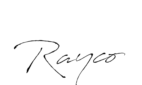 The best way (Antro_Vectra) to make a short signature is to pick only two or three words in your name. The name Rayco include a total of six letters. For converting this name. Rayco signature style 6 images and pictures png