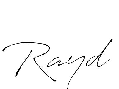 How to make Rayd name signature. Use Antro_Vectra style for creating short signs online. This is the latest handwritten sign. Rayd signature style 6 images and pictures png