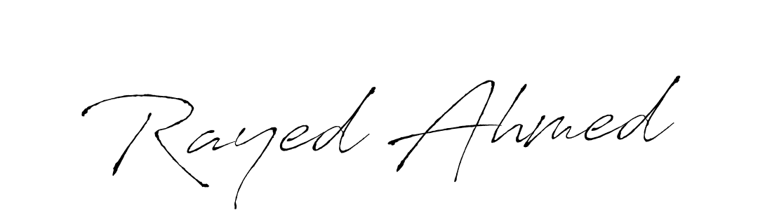 Antro_Vectra is a professional signature style that is perfect for those who want to add a touch of class to their signature. It is also a great choice for those who want to make their signature more unique. Get Rayed Ahmed name to fancy signature for free. Rayed Ahmed signature style 6 images and pictures png