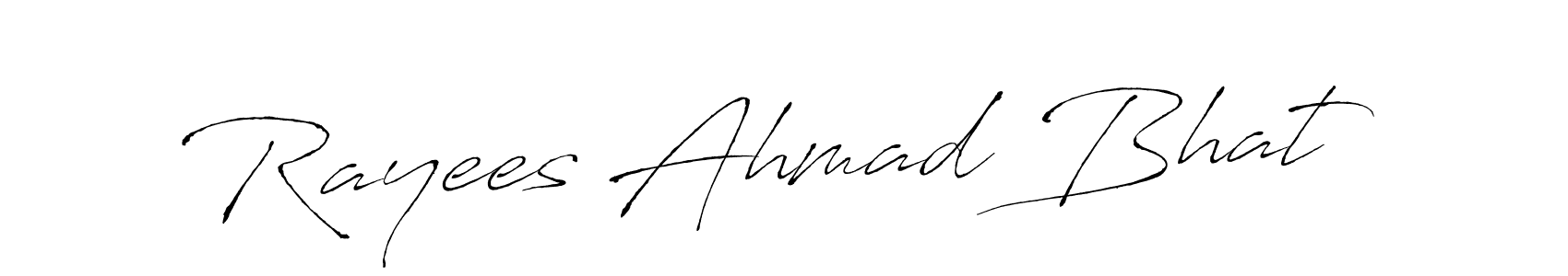 How to make Rayees Ahmad Bhat signature? Antro_Vectra is a professional autograph style. Create handwritten signature for Rayees Ahmad Bhat name. Rayees Ahmad Bhat signature style 6 images and pictures png