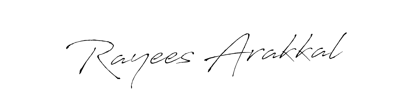 How to make Rayees Arakkal signature? Antro_Vectra is a professional autograph style. Create handwritten signature for Rayees Arakkal name. Rayees Arakkal signature style 6 images and pictures png