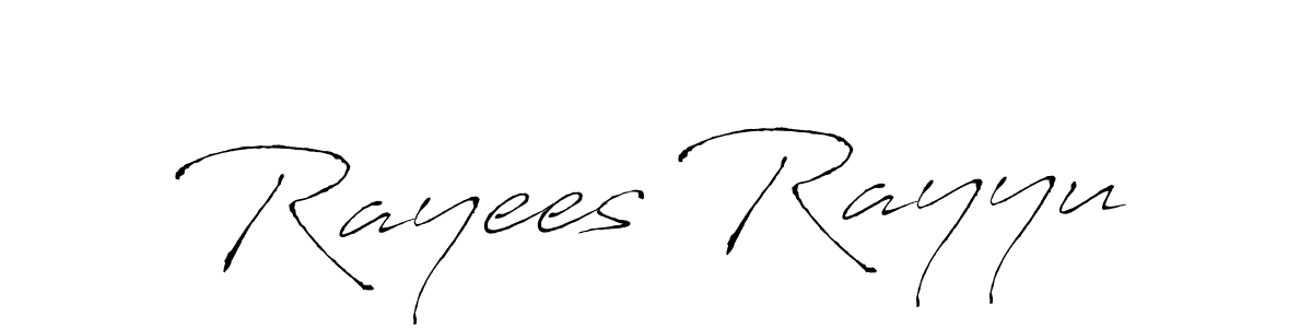 Design your own signature with our free online signature maker. With this signature software, you can create a handwritten (Antro_Vectra) signature for name Rayees Rayyu. Rayees Rayyu signature style 6 images and pictures png