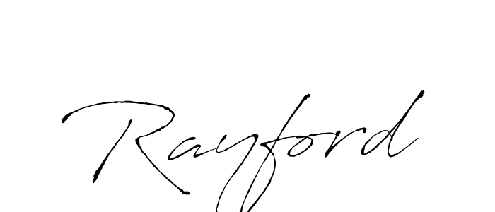 Design your own signature with our free online signature maker. With this signature software, you can create a handwritten (Antro_Vectra) signature for name Rayford. Rayford signature style 6 images and pictures png
