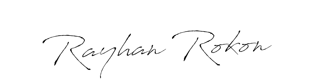 Also You can easily find your signature by using the search form. We will create Rayhan Rokon name handwritten signature images for you free of cost using Antro_Vectra sign style. Rayhan Rokon signature style 6 images and pictures png