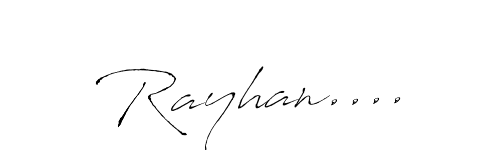 You should practise on your own different ways (Antro_Vectra) to write your name (Rayhan....) in signature. don't let someone else do it for you. Rayhan.... signature style 6 images and pictures png