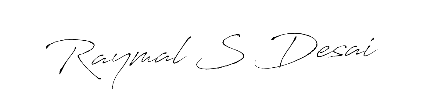 You can use this online signature creator to create a handwritten signature for the name Raymal S Desai. This is the best online autograph maker. Raymal S Desai signature style 6 images and pictures png