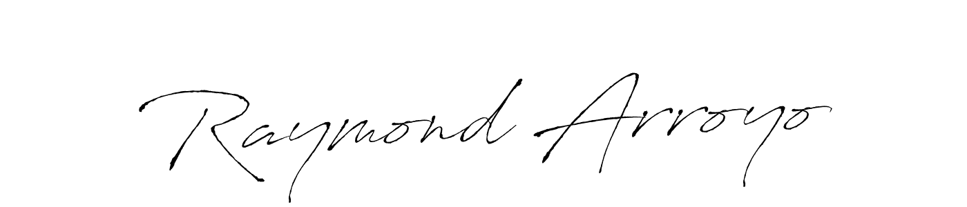 Make a beautiful signature design for name Raymond Arroyo. With this signature (Antro_Vectra) style, you can create a handwritten signature for free. Raymond Arroyo signature style 6 images and pictures png