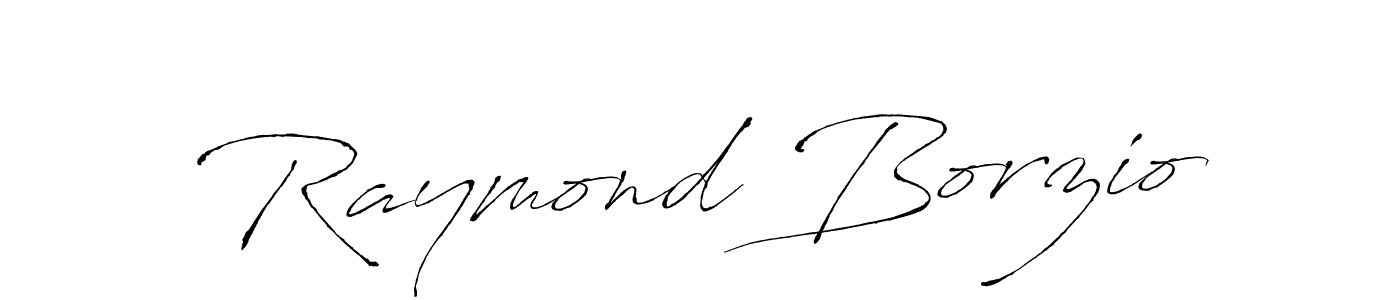 Raymond Borzio stylish signature style. Best Handwritten Sign (Antro_Vectra) for my name. Handwritten Signature Collection Ideas for my name Raymond Borzio. Raymond Borzio signature style 6 images and pictures png