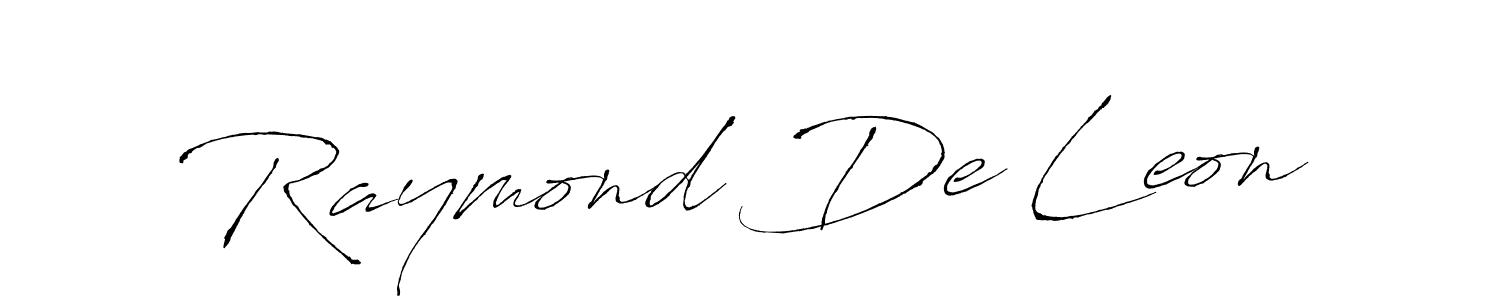 You should practise on your own different ways (Antro_Vectra) to write your name (Raymond De Leon) in signature. don't let someone else do it for you. Raymond De Leon signature style 6 images and pictures png