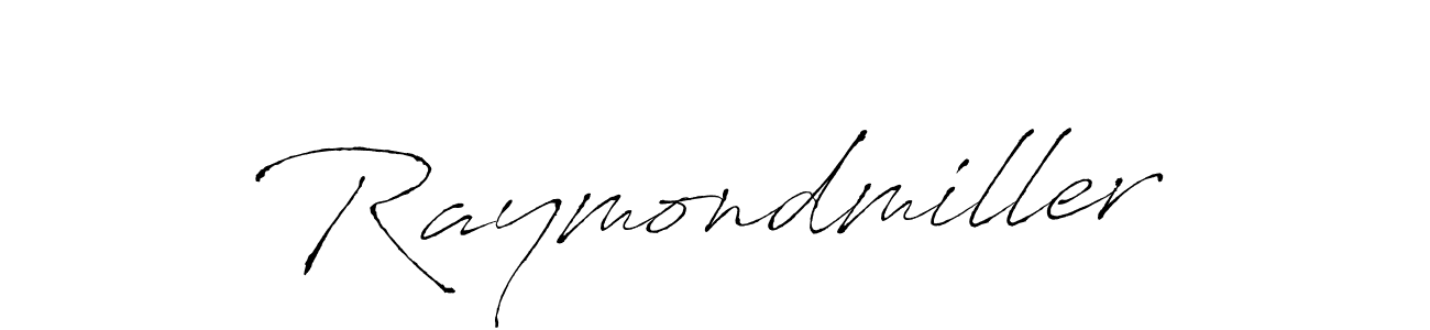 Design your own signature with our free online signature maker. With this signature software, you can create a handwritten (Antro_Vectra) signature for name Raymondmiller. Raymondmiller signature style 6 images and pictures png