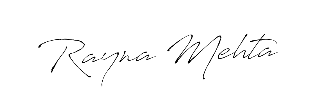 Create a beautiful signature design for name Rayna Mehta. With this signature (Antro_Vectra) fonts, you can make a handwritten signature for free. Rayna Mehta signature style 6 images and pictures png