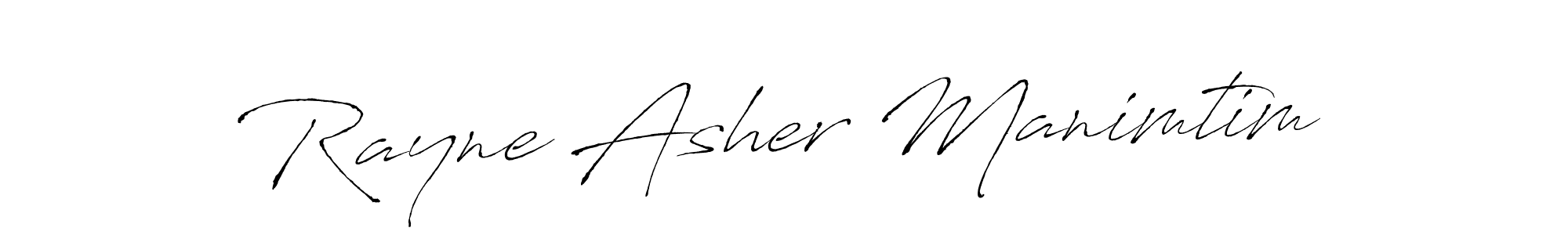 Similarly Antro_Vectra is the best handwritten signature design. Signature creator online .You can use it as an online autograph creator for name Rayne Asher Manimtim. Rayne Asher Manimtim signature style 6 images and pictures png