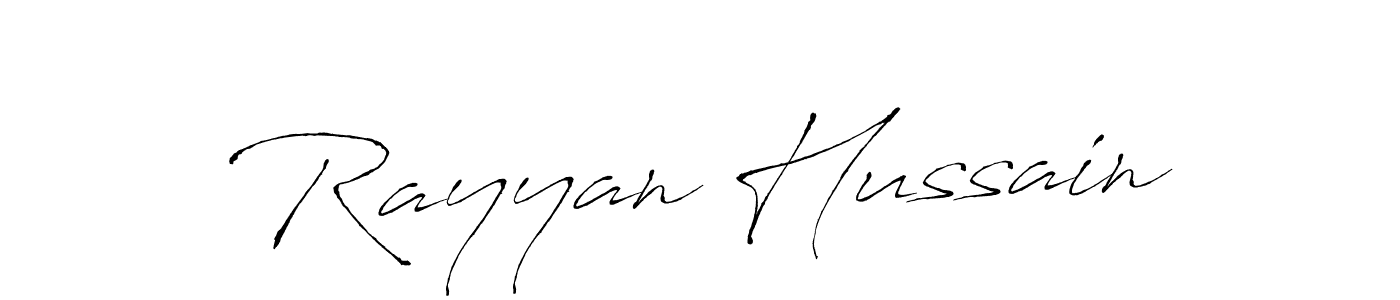 It looks lik you need a new signature style for name Rayyan Hussain. Design unique handwritten (Antro_Vectra) signature with our free signature maker in just a few clicks. Rayyan Hussain signature style 6 images and pictures png