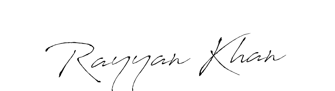 How to make Rayyan Khan signature? Antro_Vectra is a professional autograph style. Create handwritten signature for Rayyan Khan name. Rayyan Khan signature style 6 images and pictures png